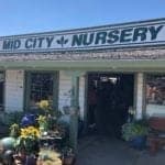 Mid City Nursery sign in American Canyon, Napa Valley